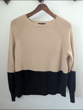 100% Cashmere Colorblock Sweater